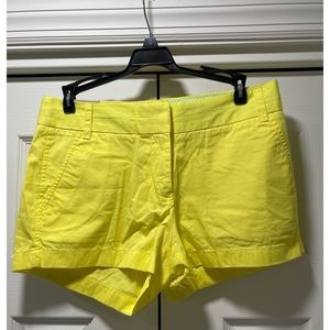 J. Crew Factory , Yellow Shorts, Size 4